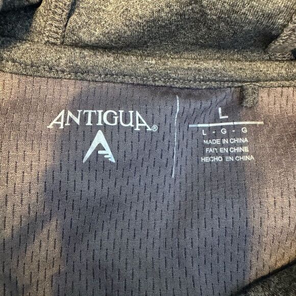 Antigua Men’s Athletic Gray Hoodie L Large - Picture 4 of 5